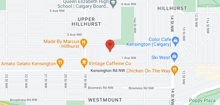 map of 213 18 ST NW